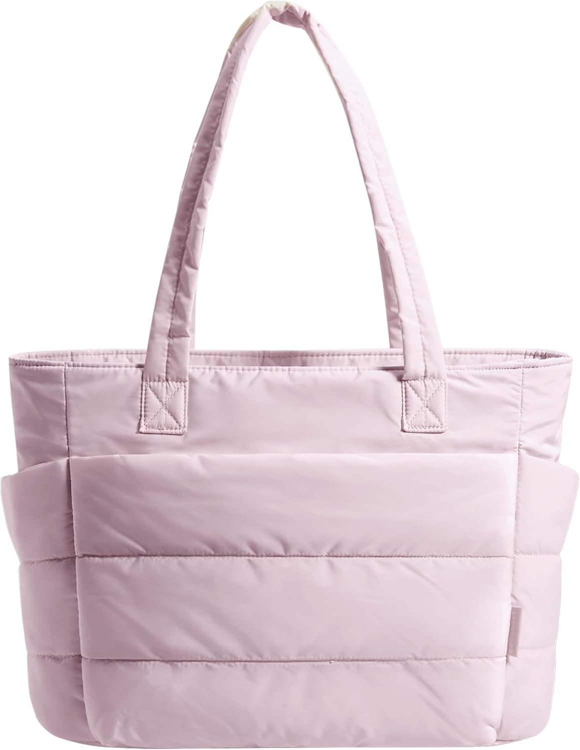 Bolso tote BAGSMART para mujeres, bolso de hombro ligero y acolchado con compartimentos, bolso de mano para viajes, trabajo, gimnasio | Ligero 9
